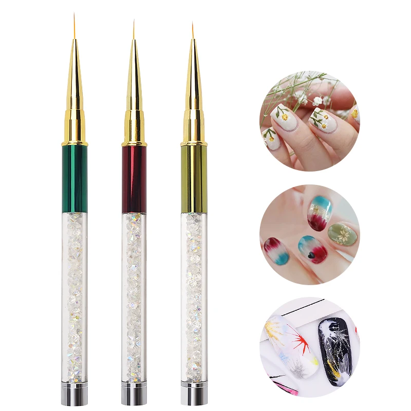 1Pcs Professional Nail Art Brush For UV Gel Polish Drawing Liner Painting Pen Rhinestones Gradient Handle Manicure Brushes Tools
1Pcs Professional Nail Art Brush For UV Gel Polish Drawing Liner Painting Pen Rhinestones Gradient Handle Manicure Brushes Tools