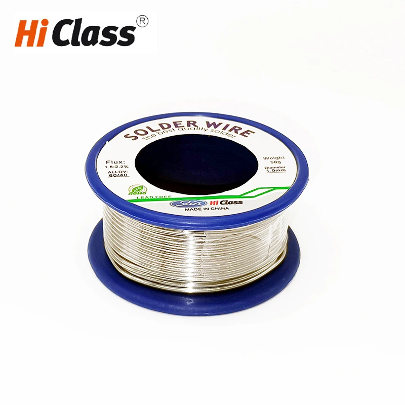 50g 100g 0.8mm/1.0mm 60/40 FLUX 2.0% welding wire Tin Wire Melt Rosin Core Solder Soldering Wire Roll No-clean solder wire
50g 100g 0.8mm/1.0mm 60/40 FLUX 2.0% welding wire Tin Wire Melt Rosin Core Solder Soldering Wire Roll No-clean solder wire