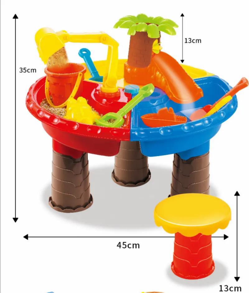 Large Baby Water And Sand Dredging Tools 22pcs /set Children's Beach Table Sand Pool Set Sand Water Play Toys Suit Color Random
Large Baby Water And Sand Dredging Tools 22pcs /set Children's Beach Table Sand Pool Set Sand Water Play Toys Suit Color Random