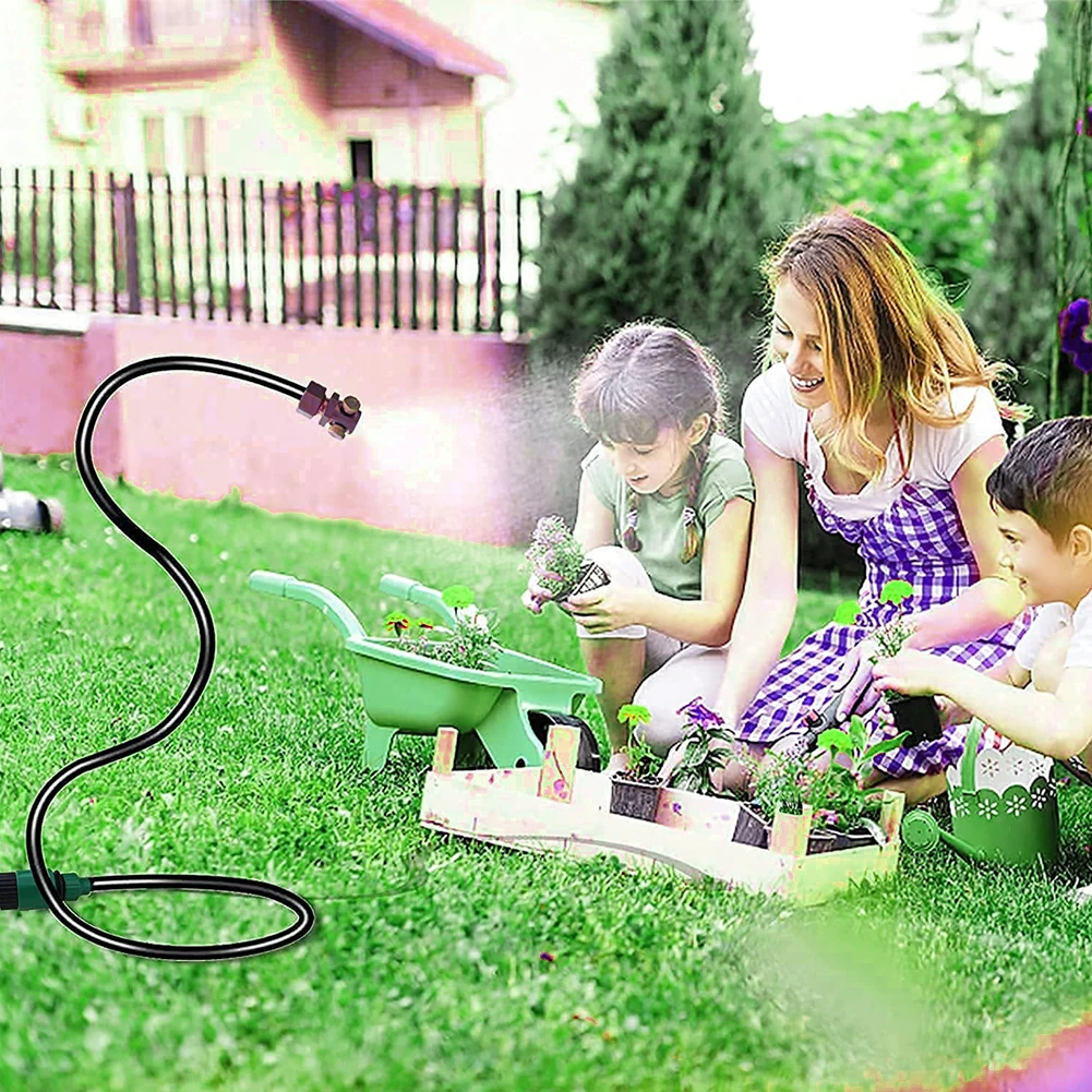 Garden Drip Irrigation Kit Water Misting Cooling System Kit Outdoor Garden Cooling System Summer Sprinkler Sprinkler Hose 300cm
Garden Drip Irrigation Kit Water Misting Cooling System Kit Outdoor Garden Cooling System Summer Sprinkler Sprinkler Hose 300cm