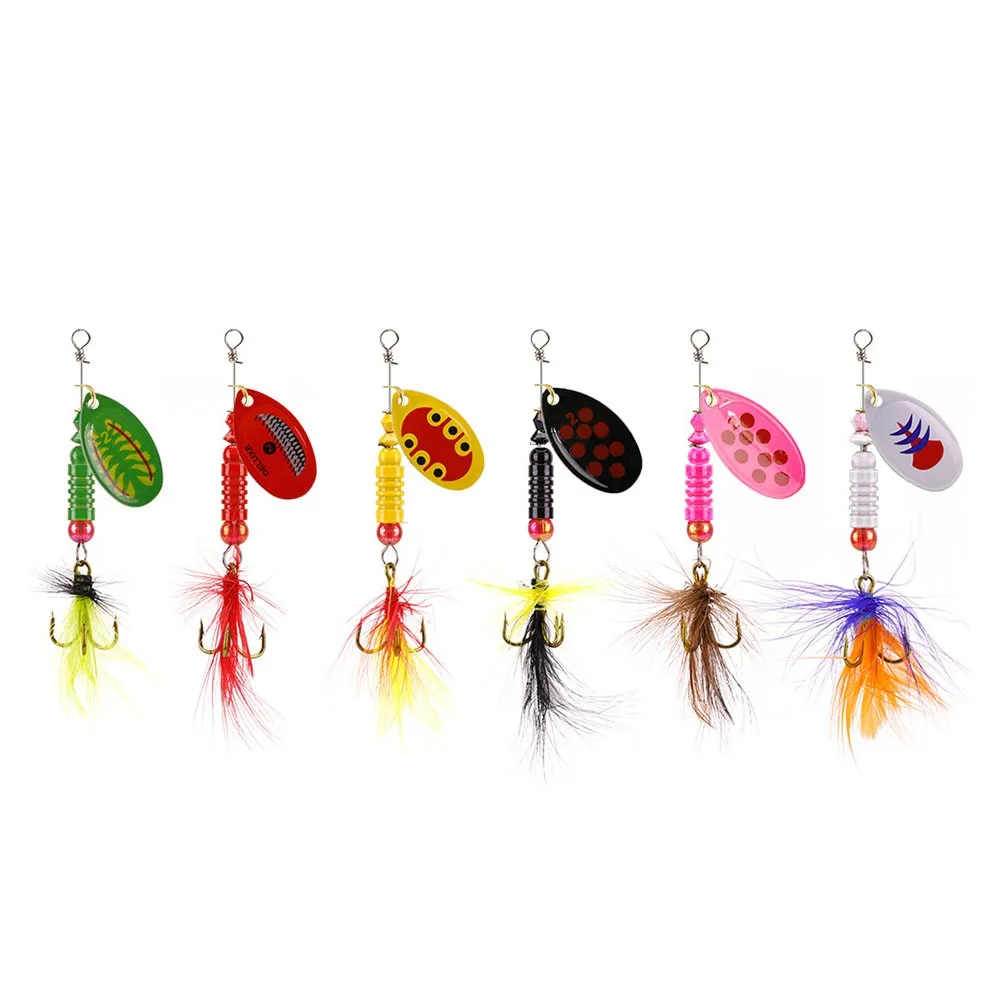 1 Set Fishing Spinner Crankbait Lure Rooster Tail Spoon Fish Hook Rotating Sequins Vibration Bait Spinner Spoon Fishing Lures
1 Set Fishing Spinner Crankbait Lure Rooster Tail Spoon Fish Hook Rotating Sequins Vibration Bait Spinner Spoon Fishing Lures