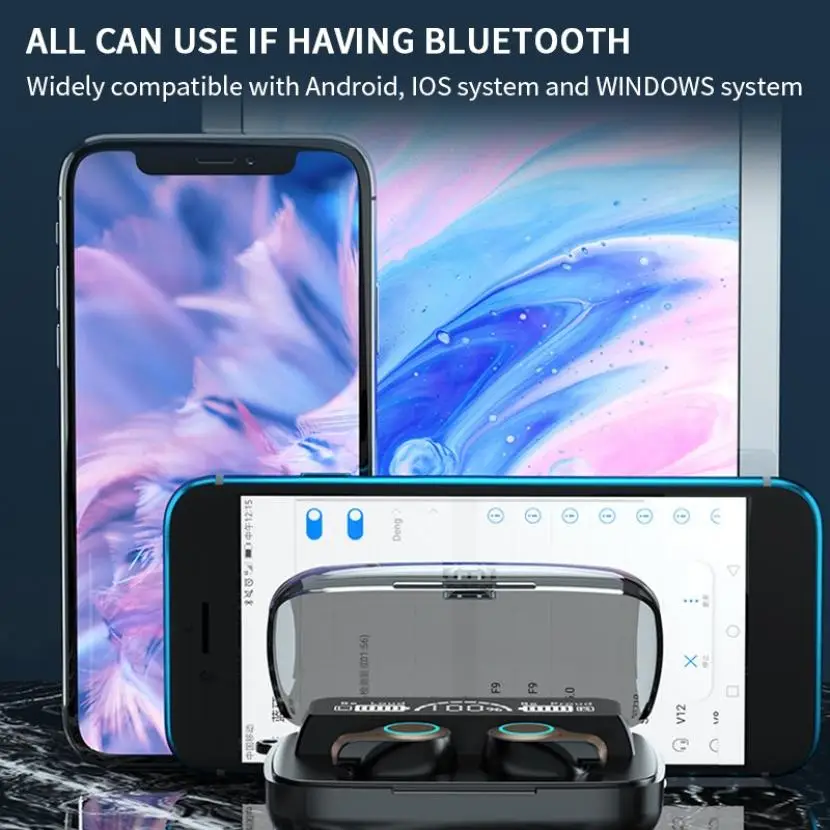 M18 Bluetooth 5.1 Earphone Touch Control Wireless Headphons HiFi IPX7 Waterproof Earbuds Headset with LED Display
M18 Bluetooth 5.1 Earphone Touch Control Wireless Headphons HiFi IPX7 Waterproof Earbuds Headset with LED Display