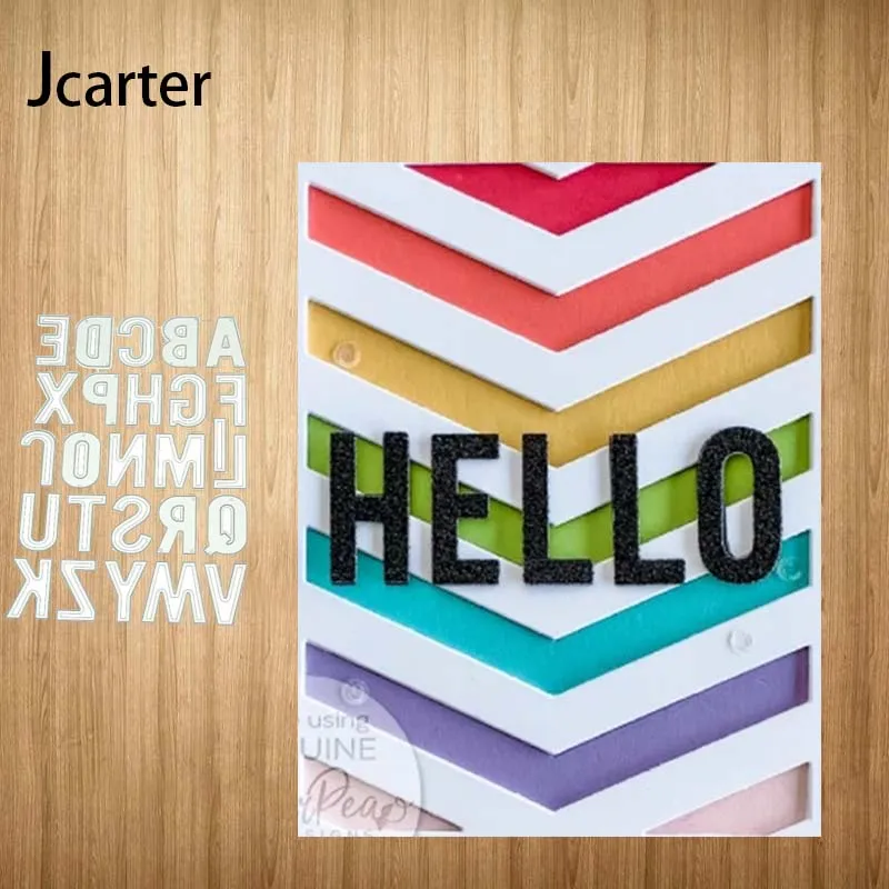 English Letters New Design Metal Cutting Dies Craft Stencil Diy for Scrapbooking Handmade Card Make Shape Album Decoration Model
English Letters New Design Metal Cutting Dies Craft Stencil Diy for Scrapbooking Handmade Card Make Shape Album Decoration Model