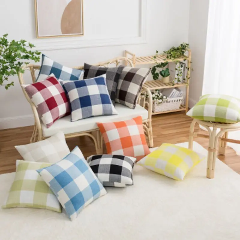 45x45cm Simple Style Classical Lattice Pattern Cushion Cover Square Pillow Case Home Decor For Sofa Bed Car Throw Pillow
45x45cm Simple Style Classical Lattice Pattern Cushion Cover Square Pillow Case Home Decor For Sofa Bed Car Throw Pillow
