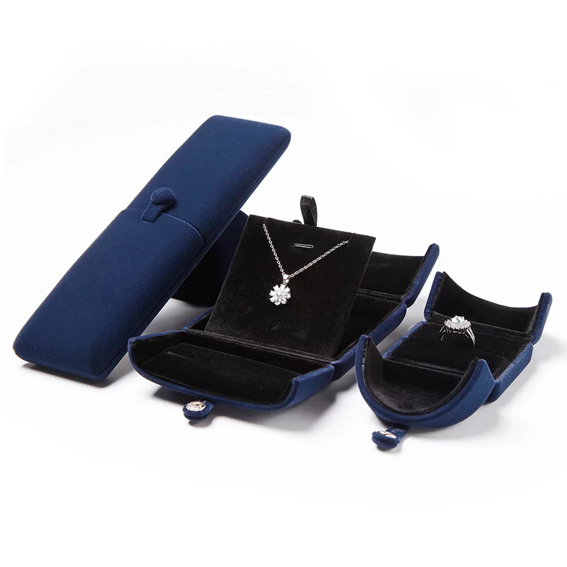 Special Shape Design Ring Pendant Bracelet Necklace Storage Box Velvet Jewelry Packaging | Украшения и аксессуары