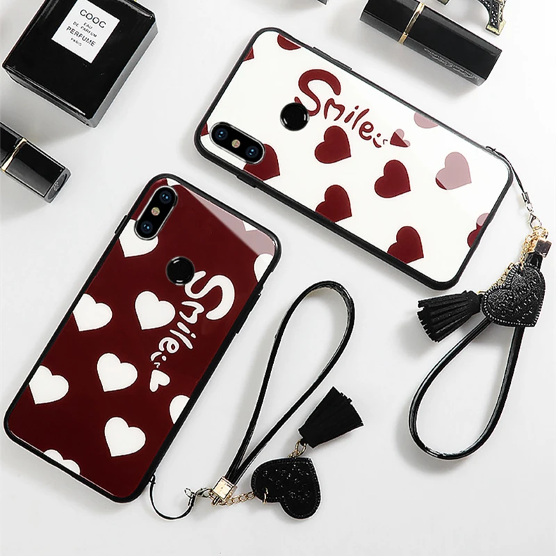 Case & Strap For OPPO R19 R17 R15 Pro R11 R9 Plus phone Cases cute Smile Red Heart Glass Hard Cover For OPPO r15x r9s r11s plus
Case & Strap For OPPO R19 R17 R15 Pro R11 R9 Plus phone Cases cute Smile Red Heart Glass Hard Cover For OPPO r15x r9s r11s plus
