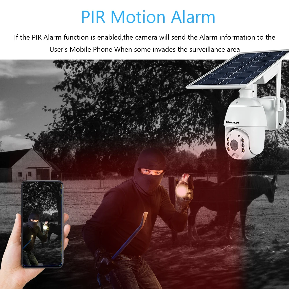 1080P Wireless Solar Panel Security Camera 2MP Outdoor Waterproof Rechargeable Battery Surveillance Camera with Night Vision
1080P Wireless Solar Panel Security Camera 2MP Outdoor Waterproof Rechargeable Battery Surveillance Camera with Night Vision