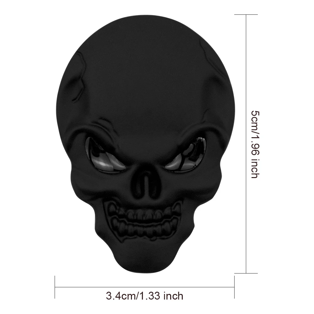 3D Car Sticker Skull Bone Head Personalized Auto Metal Devil Emblem Badge Fashion Golden Silver Black Bronze
3D Car Sticker Skull Bone Head Personalized Auto Metal Devil Emblem Badge Fashion Golden Silver Black Bronze