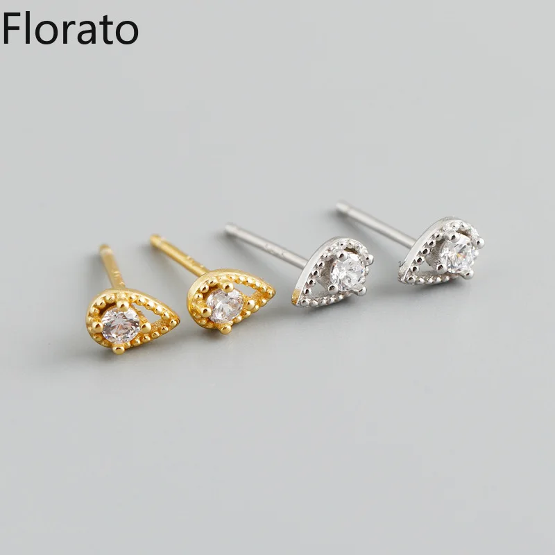 925 Sterling Silver Luxury Female Crystal Zircon Stud Earrings Boho Water Droplets Vintage Earrings For Women Fine Jewelry A45
925 Sterling Silver Luxury Female Crystal Zircon Stud Earrings Boho Water Droplets Vintage Earrings For Women Fine Jewelry A45