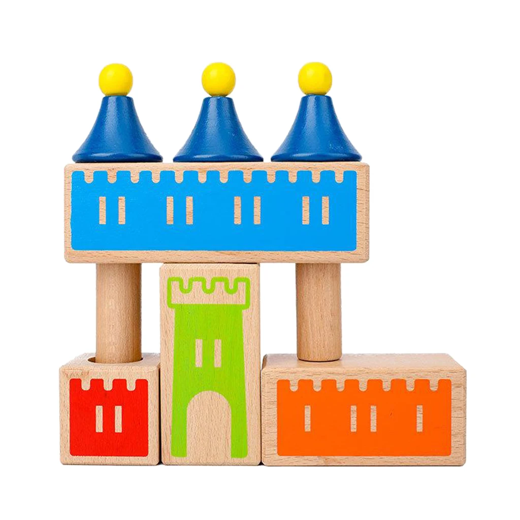 Montessori Children Wooden Puzzle Castle Natural Wood Stacking Toy for
Montessori Children Wooden Puzzle Castle Natural Wood Stacking Toy for