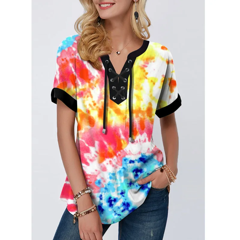 Floral Print Tunic Tops Summer Women Fashion Casaul T-shirt Loose V Neck Short Sleeve Tshirt Plus Size Tee Shirts Woman Clothes
Floral Print Tunic Tops Summer Women Fashion Casaul T-shirt Loose V Neck Short Sleeve Tshirt Plus Size Tee Shirts Woman Clothes