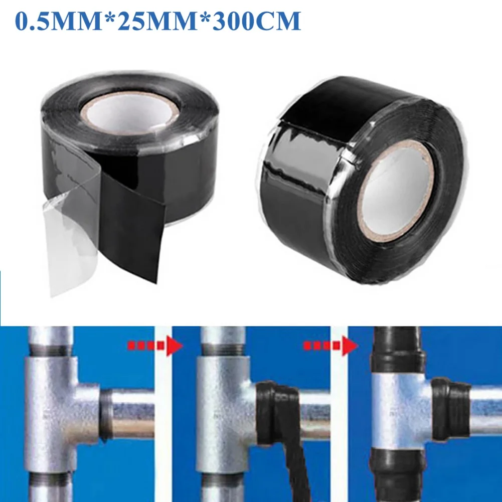 1 X Repair Tape Silicone Tape Fusing WaterProof Plumbers Electricians Pipe Repair Hose Leak Fix Adhesive Tapes
1 X Repair Tape Silicone Tape Fusing WaterProof Plumbers Electricians Pipe Repair Hose Leak Fix Adhesive Tapes