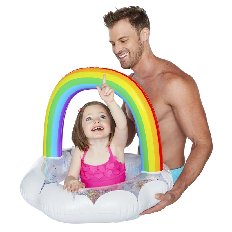 Baby Swimming Bag Rainbow Lifebuoy Ring Inflatable Buoy Lifebuoy Water Sports Anti Drowning Zwemmen Swimming Accessories BI50LB
Baby Swimming Bag Rainbow Lifebuoy Ring Inflatable Buoy Lifebuoy Water Sports Anti Drowning Zwemmen Swimming Accessories BI50LB