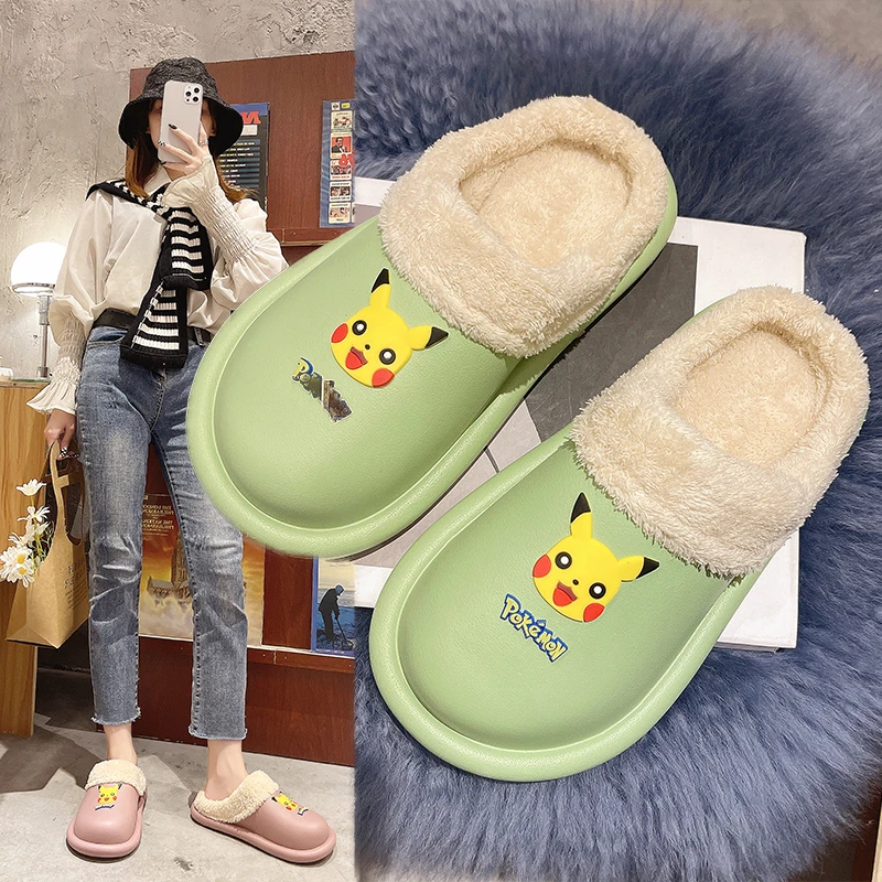Slippers Cute Pikachu Home Women Shoes Winter Indoor Parent-child Floor Soft House Shoe Girl House Shoes Vanny Factory Store
Slippers Cute Pikachu Home Women Shoes Winter Indoor Parent-child Floor Soft House Shoe Girl House Shoes Vanny Factory Store