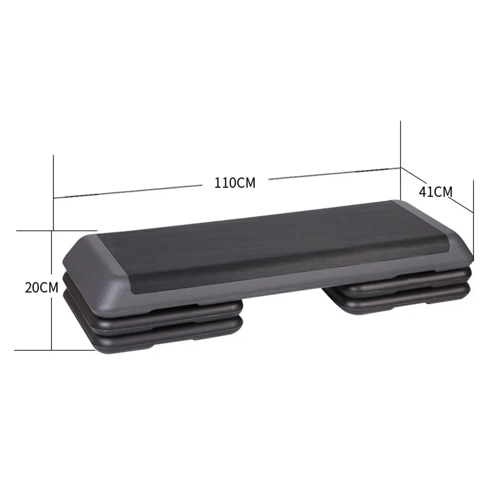 Adjustable Aerobic Step Fitness Exercise Step Platform 43'' Aerobic Training Stepper with 4 Risers for Gym Home Workout 
Adjustable Aerobic Step Fitness Exercise Step Platform 43'' Aerobic Training Stepper with 4 Risers for Gym Home Workout