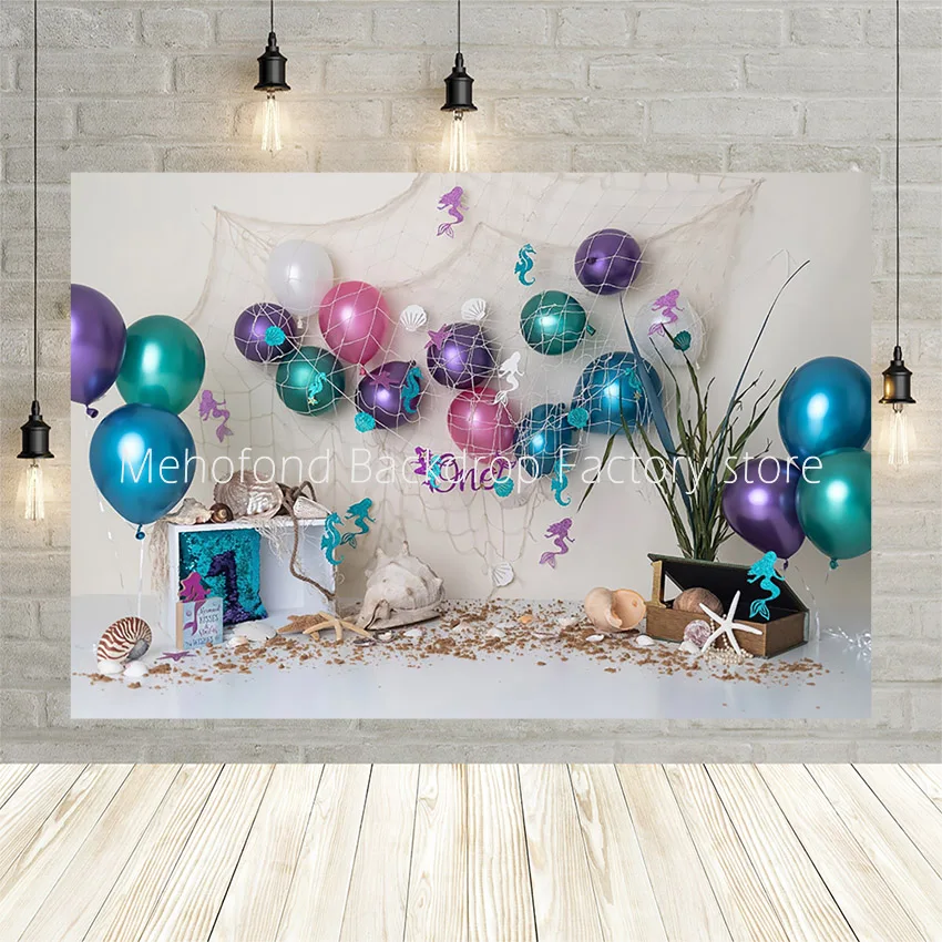 Mehofond Underwater World Mermaid Photography Backgrounds Baby Shower Birthday Blue Balloon Newborn Backdrop Photo Studio Decor
Mehofond Underwater World Mermaid Photography Backgrounds Baby Shower Birthday Blue Balloon Newborn Backdrop Photo Studio Decor
