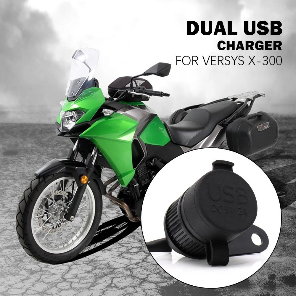 Зарядное устройство с двумя USB-портами для мотоциклов Kawasaki, адаптер 5 В, 2 А для прикуривателя Versys X300
Зарядное устройство с двумя USB-портами для мотоциклов Kawasaki, адаптер 5 В, 2 А для прикуривателя Versys X300