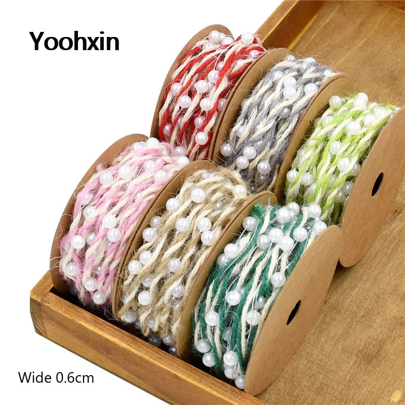 NEW 6 colors beads lace fabric trim ribbon cord DIY sewing applique Christmas tree gift decor 0.6cm wide
NEW 6 colors beads lace fabric trim ribbon cord DIY sewing applique Christmas tree gift decor 0.6cm wide