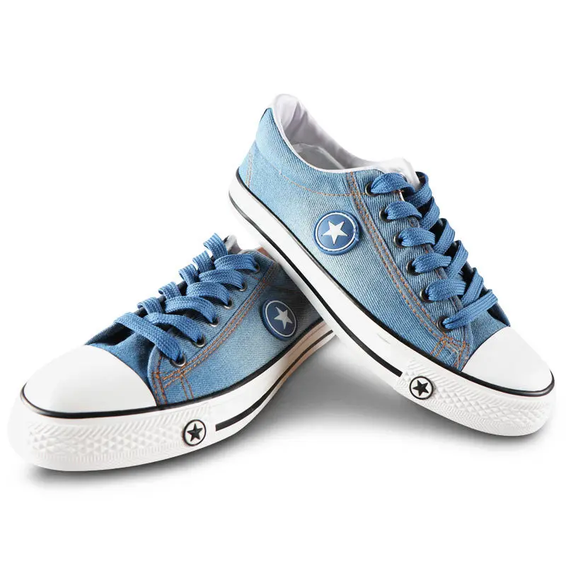 Fashion men Sneakers Denim Casual Shoes Female Summer Canvas Shoes Trainers Lace Up Ladies Basket Femme Stars Tenis Feminino
Fashion men Sneakers Denim Casual Shoes Female Summer Canvas Shoes Trainers Lace Up Ladies Basket Femme Stars Tenis Feminino