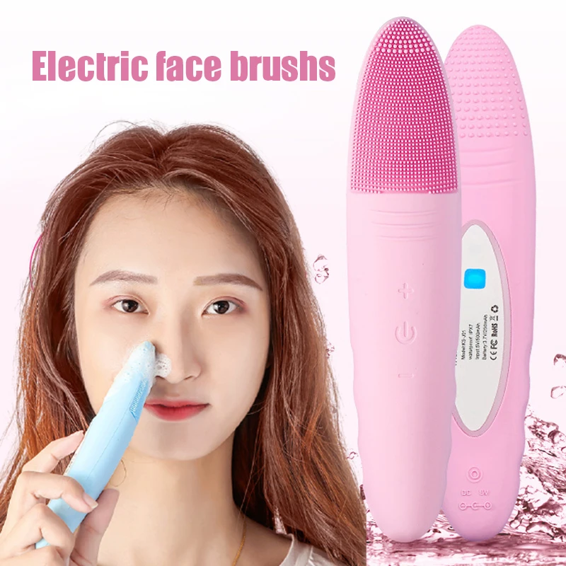 Sonic Facial Cleansing Brush Waterproof Silicone Skin Clean Face Brush Scrubber for Deep Cleansing Exfoliating EY669
Sonic Facial Cleansing Brush Waterproof Silicone Skin Clean Face Brush Scrubber for Deep Cleansing Exfoliating EY669
