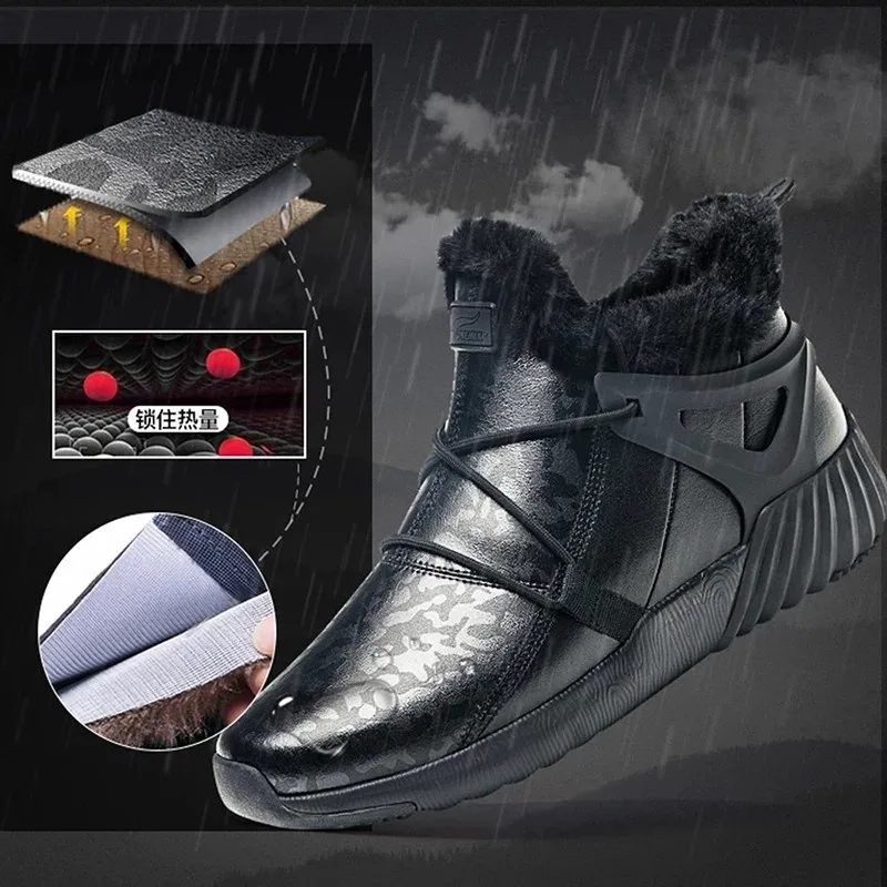 ONEMIX Running Shoes For Men's Snow Boots Waterproof Warm Winter Casual Comfortable Man Sports Shoes Jogging Outdoor Sneakers
ONEMIX Running Shoes For Men's Snow Boots Waterproof Warm Winter Casual Comfortable Man Sports Shoes Jogging Outdoor Sneakers