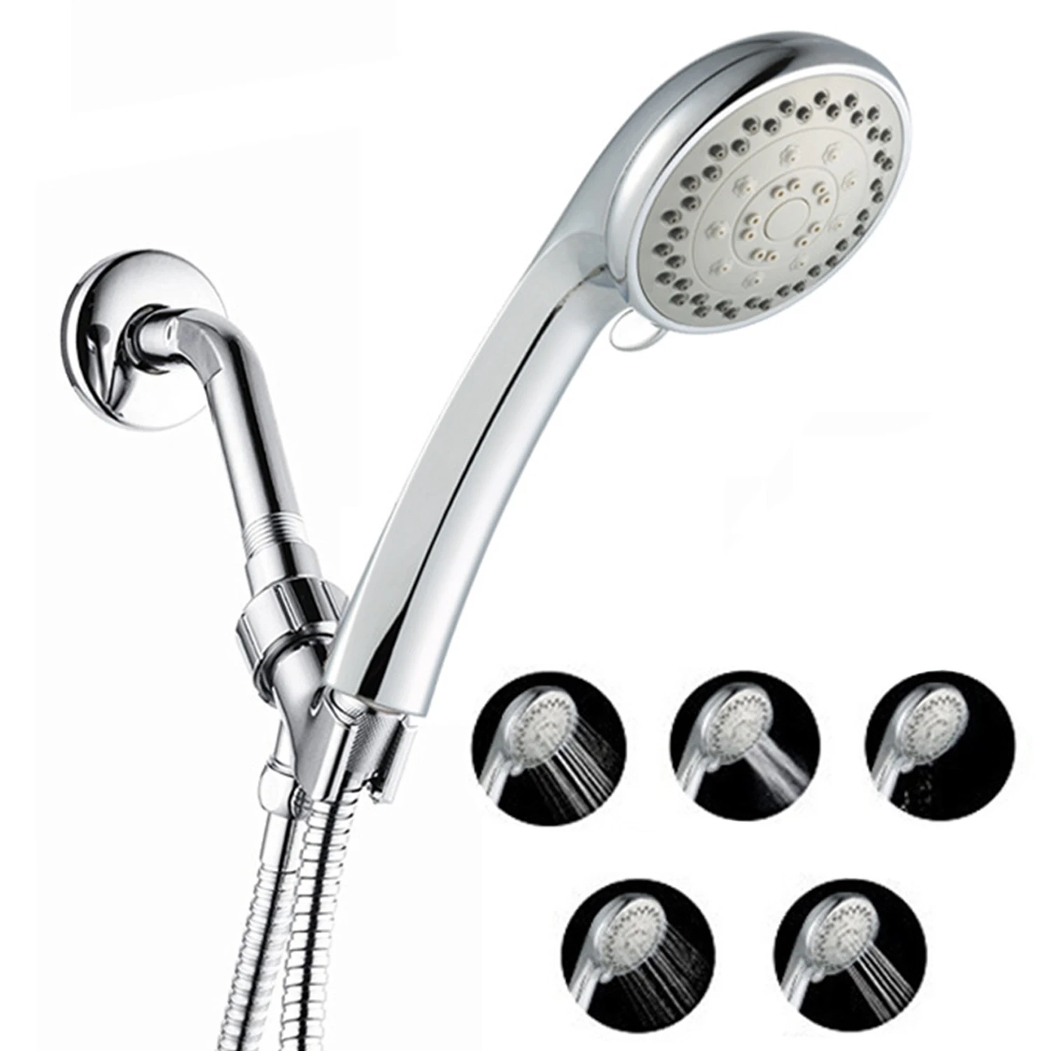 Adjustable Handheld Water Saving Shower Head Bathroom 5 Mode Shower Water Pressure Shower Head High Pressure Shower Head
Adjustable Handheld Water Saving Shower Head Bathroom 5 Mode Shower Water Pressure Shower Head High Pressure Shower Head