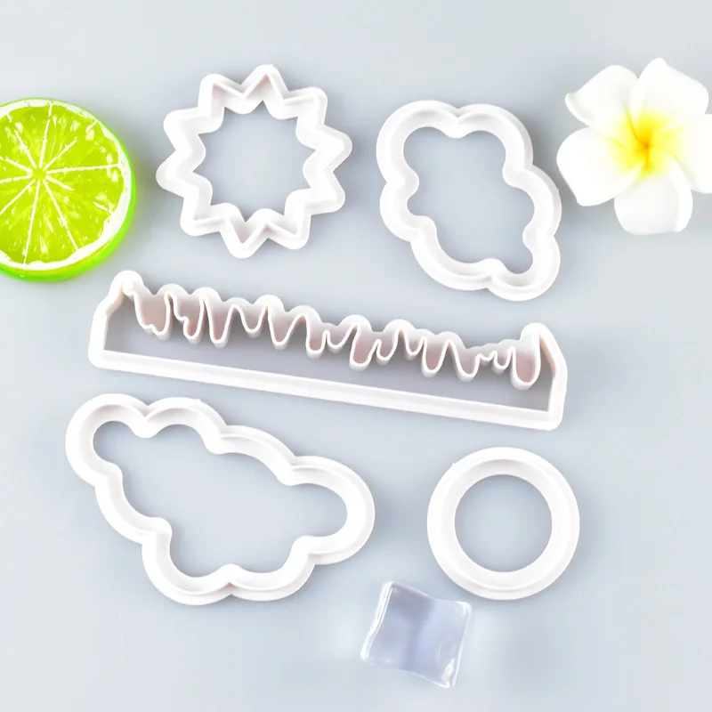 5PCS/Set Cloud Shape Cookie Cutter Custom Made 3D Printed Fondant Cookie Cutter Biscuit Mold For Cake Decorating Tools
5PCS/Set Cloud Shape Cookie Cutter Custom Made 3D Printed Fondant Cookie Cutter Biscuit Mold For Cake Decorating Tools