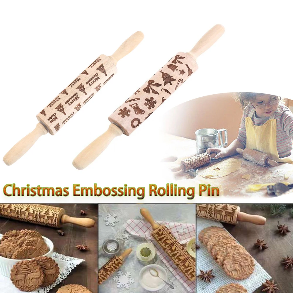 35*5CM Small Pattern Printing Rolling Pin Baking Noodle Biscuit Fondant Cake Dough Christmas Cute Animal Model Rolling Pin
35*5CM Small Pattern Printing Rolling Pin Baking Noodle Biscuit Fondant Cake Dough Christmas Cute Animal Model Rolling Pin