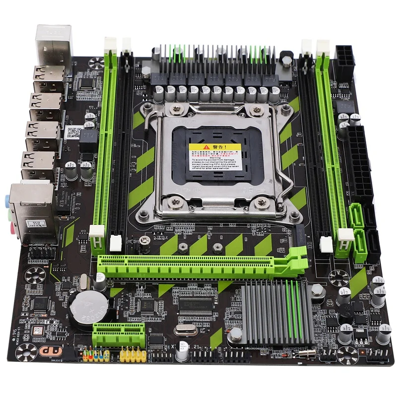 Материнская плата X79 LGA 2011 4 x DDR3 двухканальная память 64 ГБ SATA 3 0 PCI-E 8 USB для