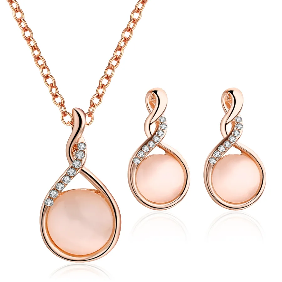 TY221 Круглый Кристалл Опал Свадебный комплект ожерелье серьги ювелирные изделия комплект из двух предметов
TY221 Круглый Кристалл Опал Свадебный комплект ожерелье серьги ювелирные изделия комплект из двух предметов