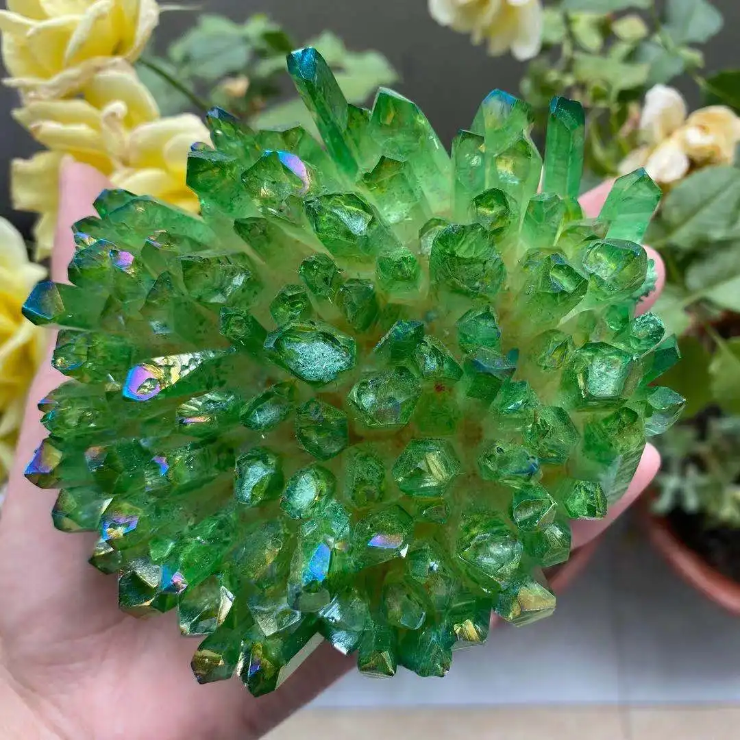 Natural Rainbow Halo Crystal Quartz Cluster Reiki Restoration Home Decoration Stone Gift
Natural Rainbow Halo Crystal Quartz Cluster Reiki Restoration Home Decoration Stone Gift