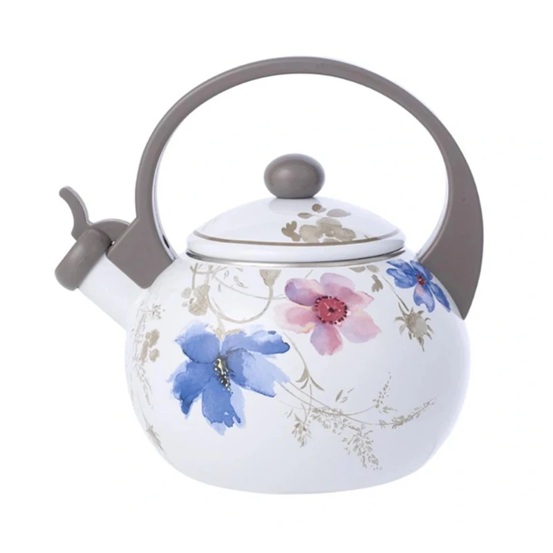 

GY Enamel Kettle Teapot Sound Self-Ringing Reminder Induction Cooker Electric Ceramic Stove Home Gift Nordic Enamel Kettle