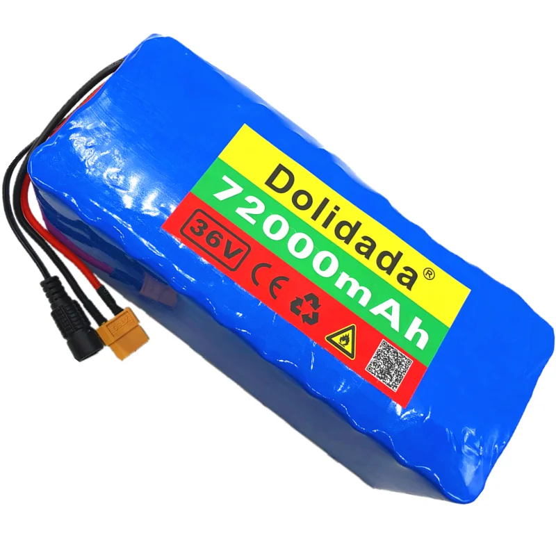 NEW XT60 interface 36V battery 10S4P 72Ah battery pack 500W high power battery 42V72000mAh Ebike electric bike BMS + 42v charger
NEW XT60 interface 36V battery 10S4P 72Ah battery pack 500W high power battery 42V72000mAh Ebike electric bike BMS + 42v charger
