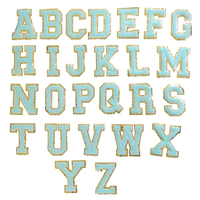 2021 New 3D Blue Gold A-Z 26 Letters Chenille Embroidered Patches iron on Alphabet Letters Embroidery Applique DIY Name 1 Set
2021 New 3D Blue Gold A-Z 26 Letters Chenille Embroidered Patches iron on Alphabet Letters Embroidery Applique DIY Name 1 Set