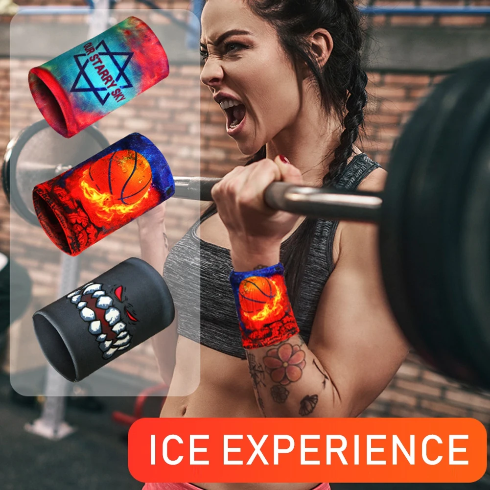Wrist Brace Cooling Wristbands Sports Yoga Fitness Gym Exercise Wrist Sweatband Ice Sweat Absorbing Wristband For Men Women
Wrist Brace Cooling Wristbands Sports Yoga Fitness Gym Exercise Wrist Sweatband Ice Sweat Absorbing Wristband For Men Women