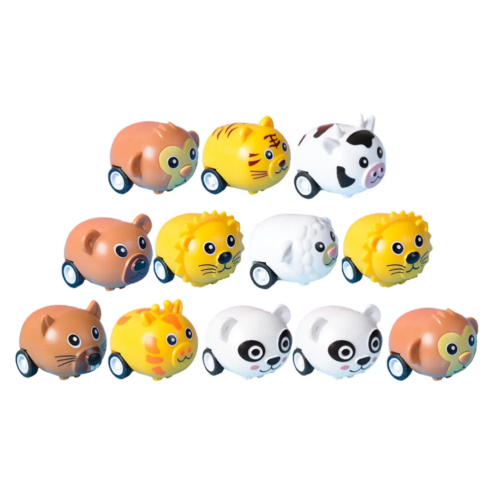 12pcs Kids Back Vehicle Toys Cartoon Animals Friction Powered Car Toys
12pcs Kids Back Vehicle Toys Cartoon Animals Friction Powered Car Toys