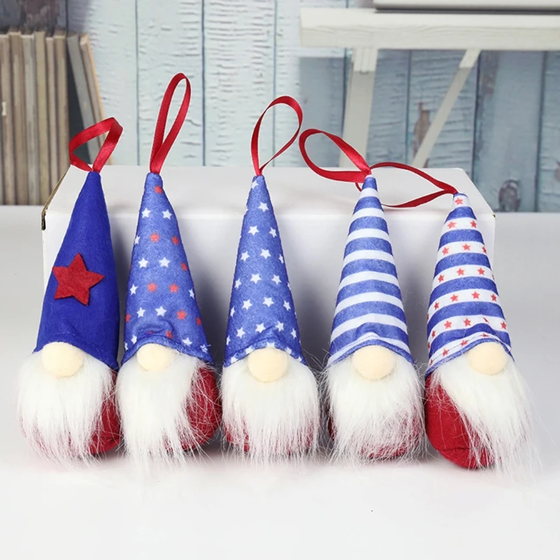 16cm/6inch Dwarf Doll Soft Plush Stuffed Gnome Independence Day Decoration Doll Star Spangled Gnome Pendant Ornament
16cm/6inch Dwarf Doll Soft Plush Stuffed Gnome Independence Day Decoration Doll Star Spangled Gnome Pendant Ornament