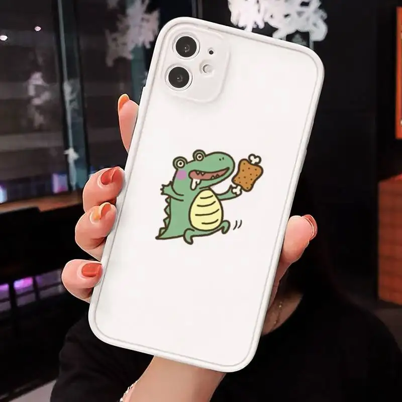 Cute Cartoon crocodile Phone Cases matte transparent For iphone 7 8 11 12 plus mini x xs xr pro max cover
Cute Cartoon crocodile Phone Cases matte transparent For iphone 7 8 11 12 plus mini x xs xr pro max cover