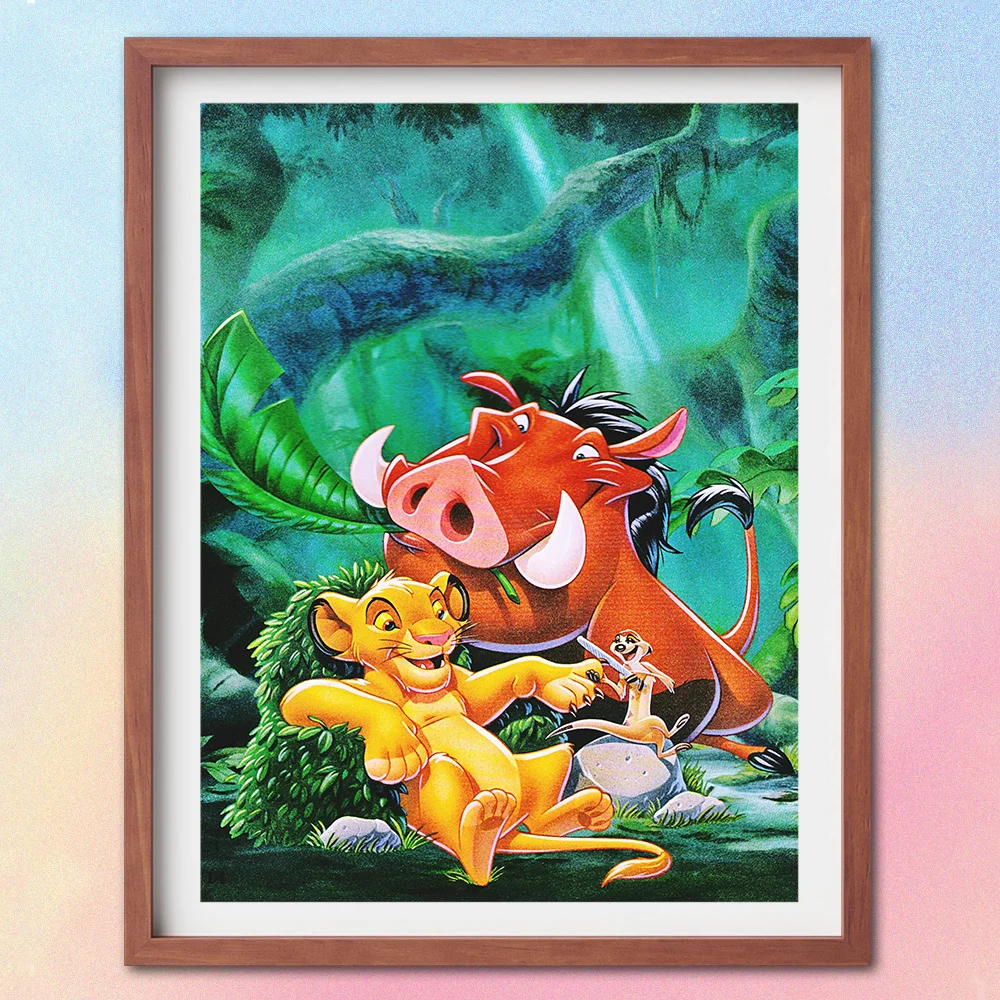 Disney Diamond Painting The Lion King Rhinestones Full Round Diamond Embroidery Animal Mosaic Picture Cross Stitch Home Decor
Disney Diamond Painting The Lion King Rhinestones Full Round Diamond Embroidery Animal Mosaic Picture Cross Stitch Home Decor