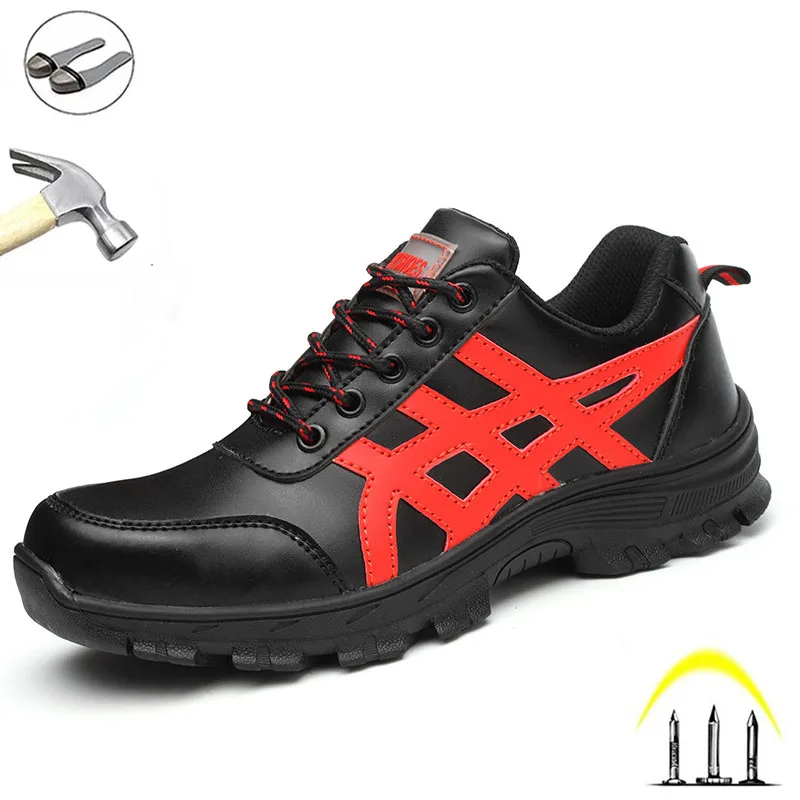 Fashion Men Safety Shoes Anti-piercing Work Boots Light Sneaker Indestructible Steel Shoes Quality Male Protection Footwear
Fashion Men Safety Shoes Anti-piercing Work Boots Light Sneaker Indestructible Steel Shoes Quality Male Protection Footwear
