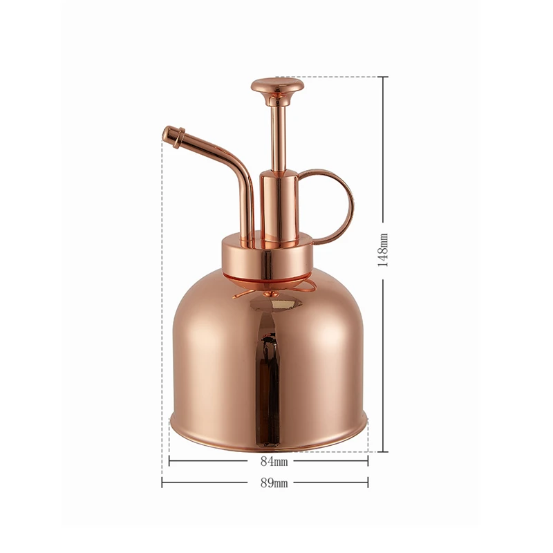 300ML 304 Stainless Steel Watering Can Retro Watering Can Metal Household Gardening Spray Can Hand Pressure Air Watering Can
300ML 304 Stainless Steel Watering Can Retro Watering Can Metal Household Gardening Spray Can Hand Pressure Air Watering Can
