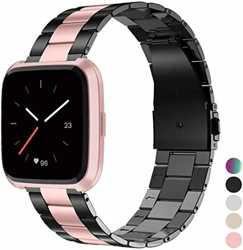 Ремешок для часов из нержавеющей стали Fitbit Versa/VERSA 2 сменный металлический браслет