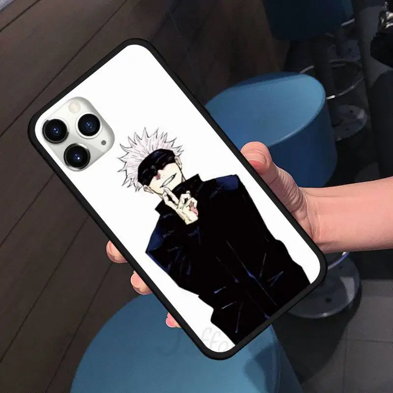 Jujutsu Kaisen Anime Gojo Satoru Phone Case For iphone 7 8 12 11 XR XS pro Max Mini plus Soft silicone cover shell funda
Jujutsu Kaisen Anime Gojo Satoru Phone Case For iphone 7 8 12 11 XR XS pro Max Mini plus Soft silicone cover shell funda