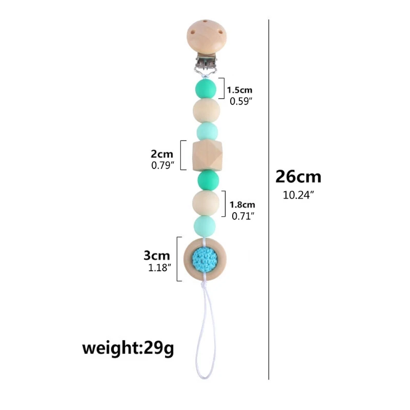 Handmade Silicone Pacifier Chains Safe Teething Chain Baby Teether Eco-friendly Pacifier Clips Holder Chain
Handmade Silicone Pacifier Chains Safe Teething Chain Baby Teether Eco-friendly Pacifier Clips Holder Chain