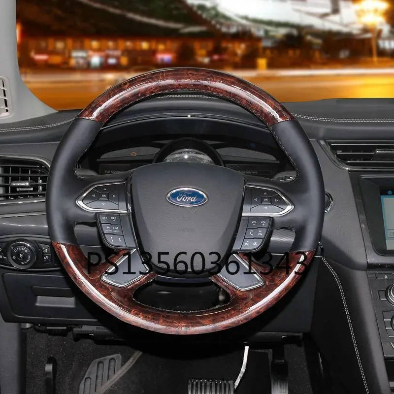 DIY hand-sewn steering wheel cover fit for Ford Edge Focus Escape Escort Ecosport Taurus Kuga Mondeo leather grip
DIY hand-sewn steering wheel cover fit for Ford Edge Focus Escape Escort Ecosport Taurus Kuga Mondeo leather grip