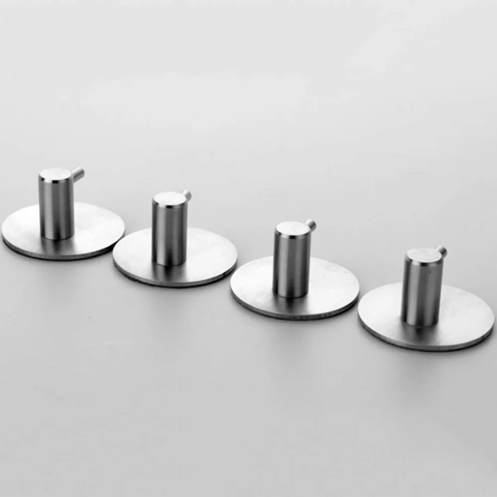 Stainless Steel Bathroom Lavatory Towel Hanger Wall Mounted Single Clothes Hook Non-adhesive Round Hook Cloakroom Organizer
Stainless Steel Bathroom Lavatory Towel Hanger Wall Mounted Single Clothes Hook Non-adhesive Round Hook Cloakroom Organizer