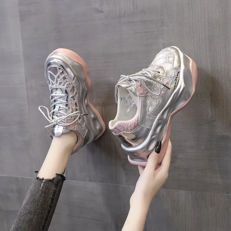 Daddy shoes new wild mesh breathable ins trendy women's thick-soled fried street sports shoes casual shoes women's shoes X857
Daddy shoes new wild mesh breathable ins trendy women's thick-soled fried street sports shoes casual shoes women's shoes X857