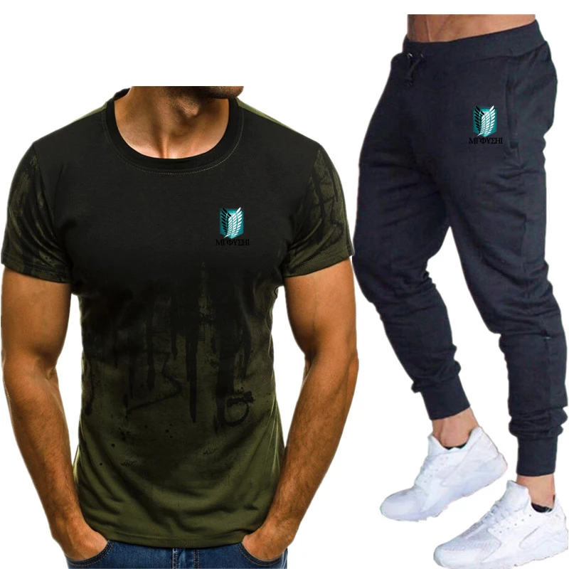 2021 fashion trend short sleeve summer men's suit classic best selling ink printing T-shirt + shorts suit casual sportswear
2021 fashion trend short sleeve summer men's suit classic best selling ink printing T-shirt + shorts suit casual sportswear