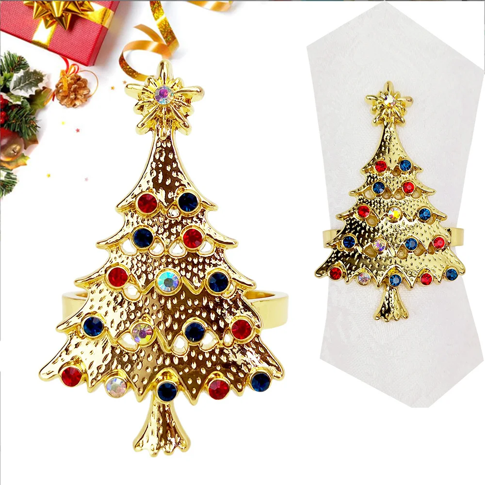 Christmas Tree Napkin Ring Golden Napkin Button Christmas Napkin Ring Napkin Rings Hotel Table Supplies Circle Gift Decorations
Christmas Tree Napkin Ring Golden Napkin Button Christmas Napkin Ring Napkin Rings Hotel Table Supplies Circle Gift Decorations