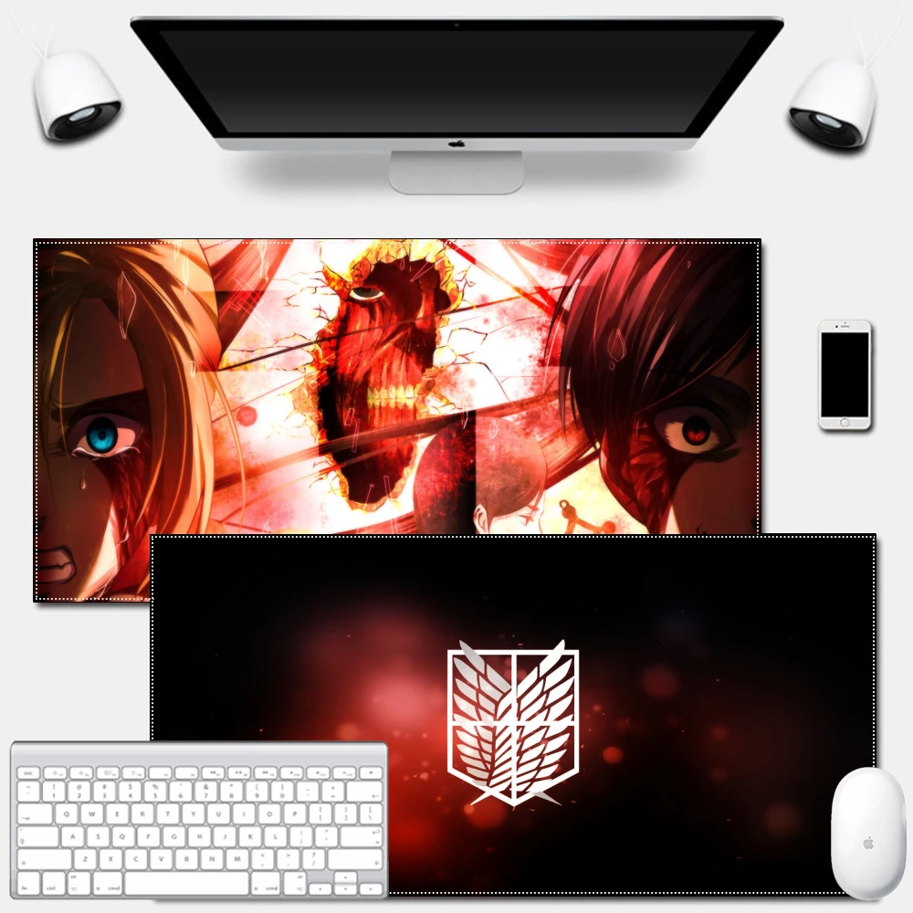 Computer Mousepad Play Mat with Locking Edge High Quality Durable Attack on Titan Annie
Computer Mousepad Play Mat with Locking Edge High Quality Durable Attack on Titan Annie